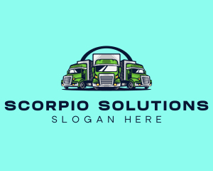 Fleet Truck Logistics  logo design