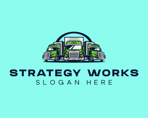 Fleet Truck Logistics  logo design