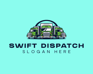 Dispatch - Fleet Truck Logistics logo design