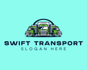 Fleet Truck Logistics  logo design