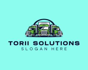 Fleet Truck Logistics  logo design