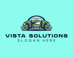 Fleet Truck Logistics  logo design