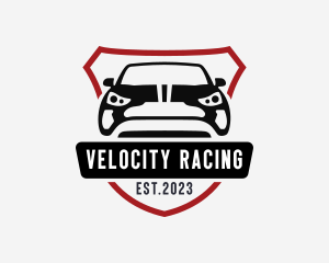 Car Racing Vehicle logo design