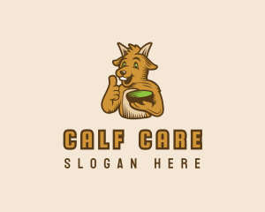 Goat Food Bowl logo design