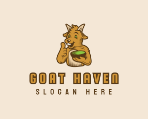 Goat Food Bowl logo design