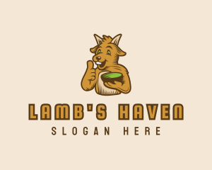 Goat Food Bowl logo design