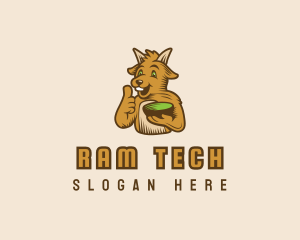 Goat Food Bowl logo design