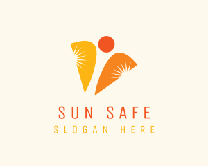 Japan Fan Sun logo design