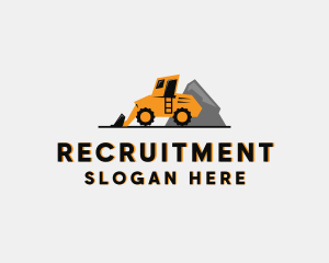 Machinery - Wheel Loader Heavy Equipment logo design