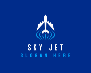 Airplane Flight Airline logo design