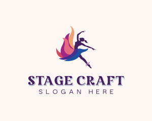 Theatre Dance Performer logo design