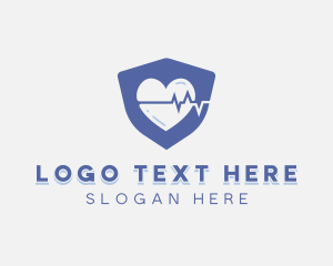 Healthcare - Heartbeat Medical Electrocardiography logo design