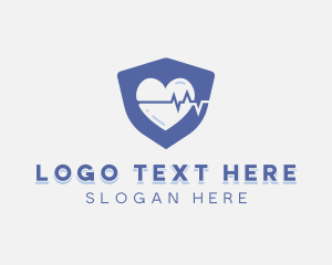 Heartbeat - Heartbeat Medical Electrocardiography logo design