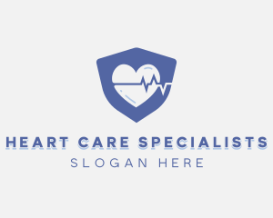 Cardiologist - Heartbeat Medical Electrocardiography logo design