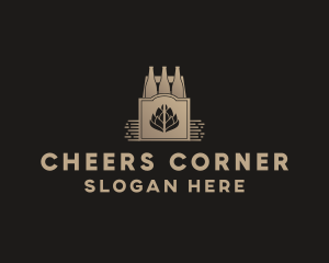 Booze - Malt Beer Bottles logo design