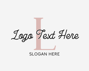 Blogger - Feminine Beauty Stylist logo design
