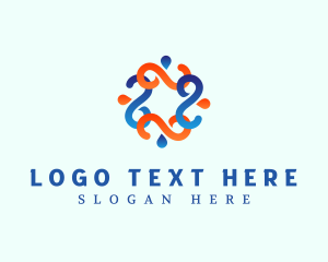 Ngo - People Community Charity logo design