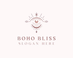 Spiritual Boho Eye logo design