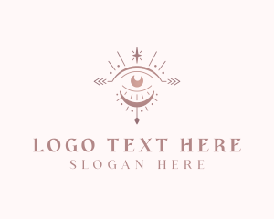 Yoga - Spiritual Boho Eye logo design