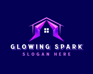 Electric Lightning House logo design