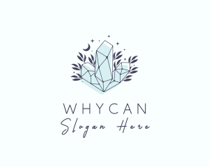 Precious Crystal Gemstone Logo