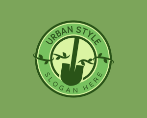 Botanical Garden Shovel Logo