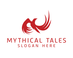 Mythology Phoenix Wildlife  logo design