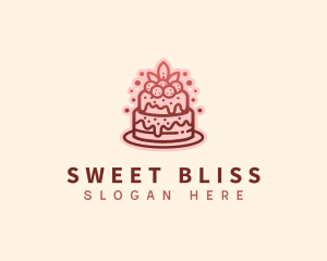 Cherry Cake Bake  logo design