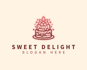 Cherry Cake Bake  logo design