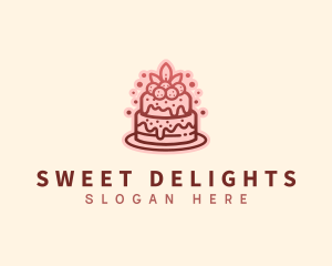 Cherry Cake Bake  logo design