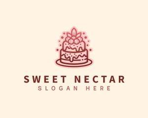 Cherry Cake Bake  logo design