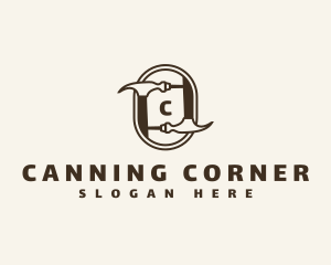 Nail Hammer Carpentry logo design