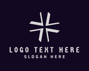 Catholic - Medieval Templar Cross logo design