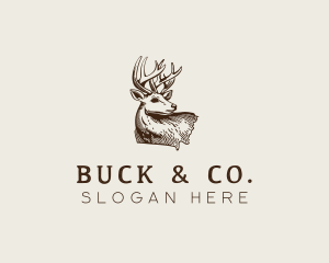 Wildlife Deer Hunting logo design