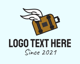 Luggage - Wing Luggage Bag logo design