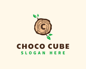 Wood Tree Log Logo