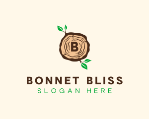 Wood Tree Log logo design