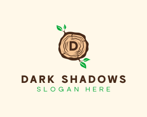 Wood Tree Log logo design