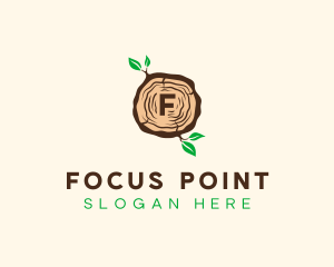 Wood Tree Log logo design