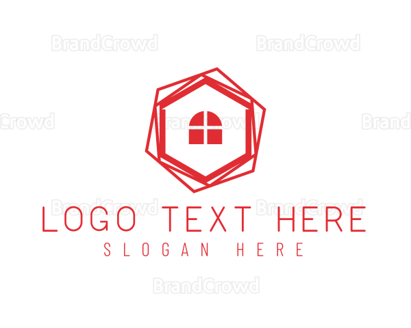 Hexagon House Realtor Logo