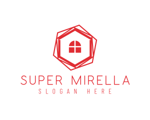 House - Hexagon House Realtor logo design