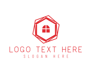 Hexagon House Realtor Logo