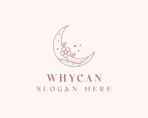 Bohemian - Floral Moon Boutique logo design