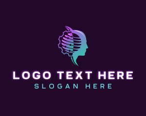 Artificial Intelligence Tech logo design