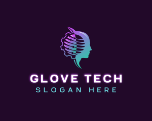 Artificial Intelligence Tech logo design