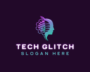 Artificial Intelligence Tech logo design