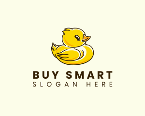 Cute Duck Chick logo design