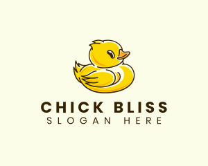 Chick - Cute Duck Chick logo design