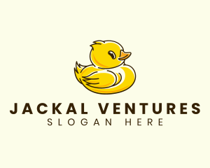 Cute Duck Chick logo design