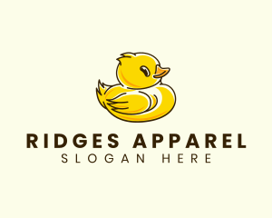 Cute Duck Chick logo design